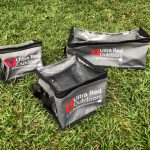 Ripstop clear storage bags in 3 different sizes