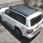 100 series landcruiser roof rack, rear elevated view