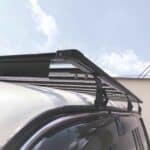 80 series landcruiser roofrack front close up