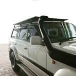 80 series landcruiser roofrack view from front