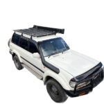 80 series landcruiser roofrack elevated front view
