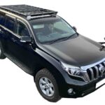 Prado 150 roof rack elevated angle perspective view