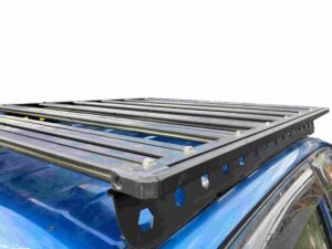 Hilux Revo double cab roof rack close up of the roof mount from the rear